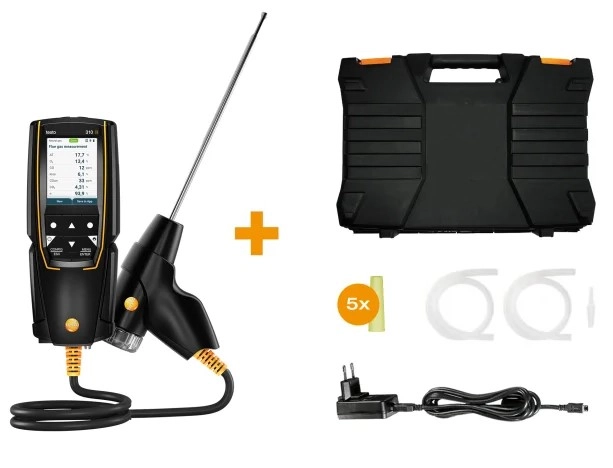 Analizador de combustión testo 310 II EN - Set básico